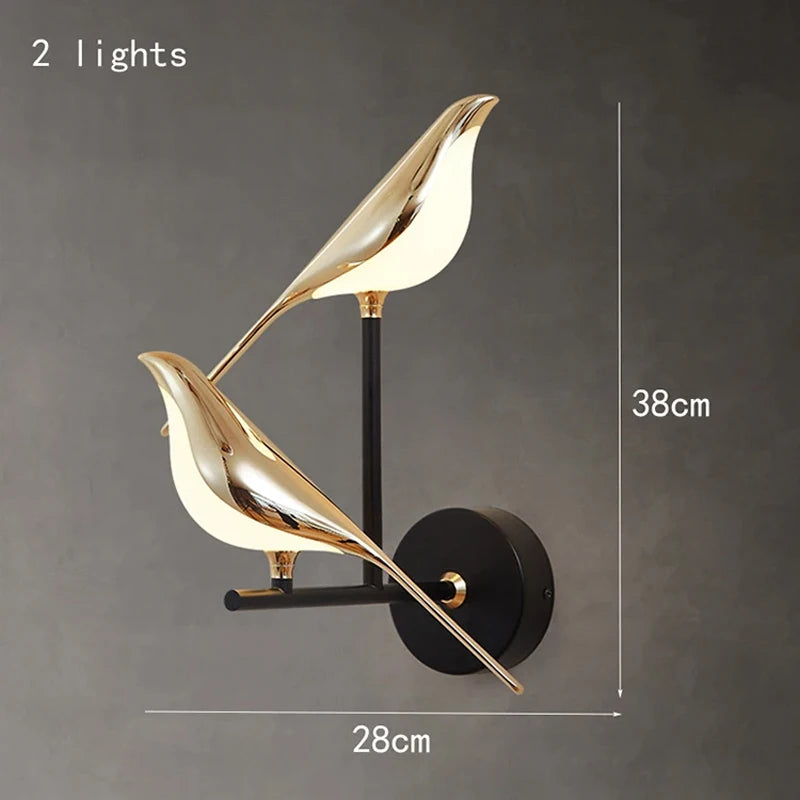 Everlynk™ Golden Eve Bird Wall Light