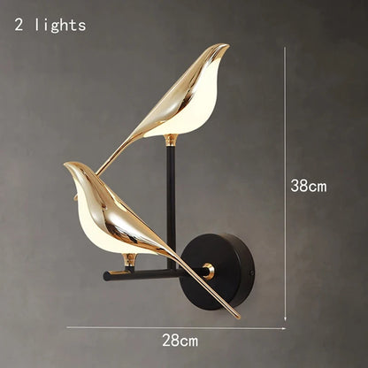 Everlynk™ Golden Eve Bird Wall Light