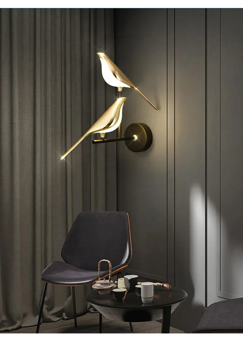 Everlynk™ Golden Eve Bird Wall Light