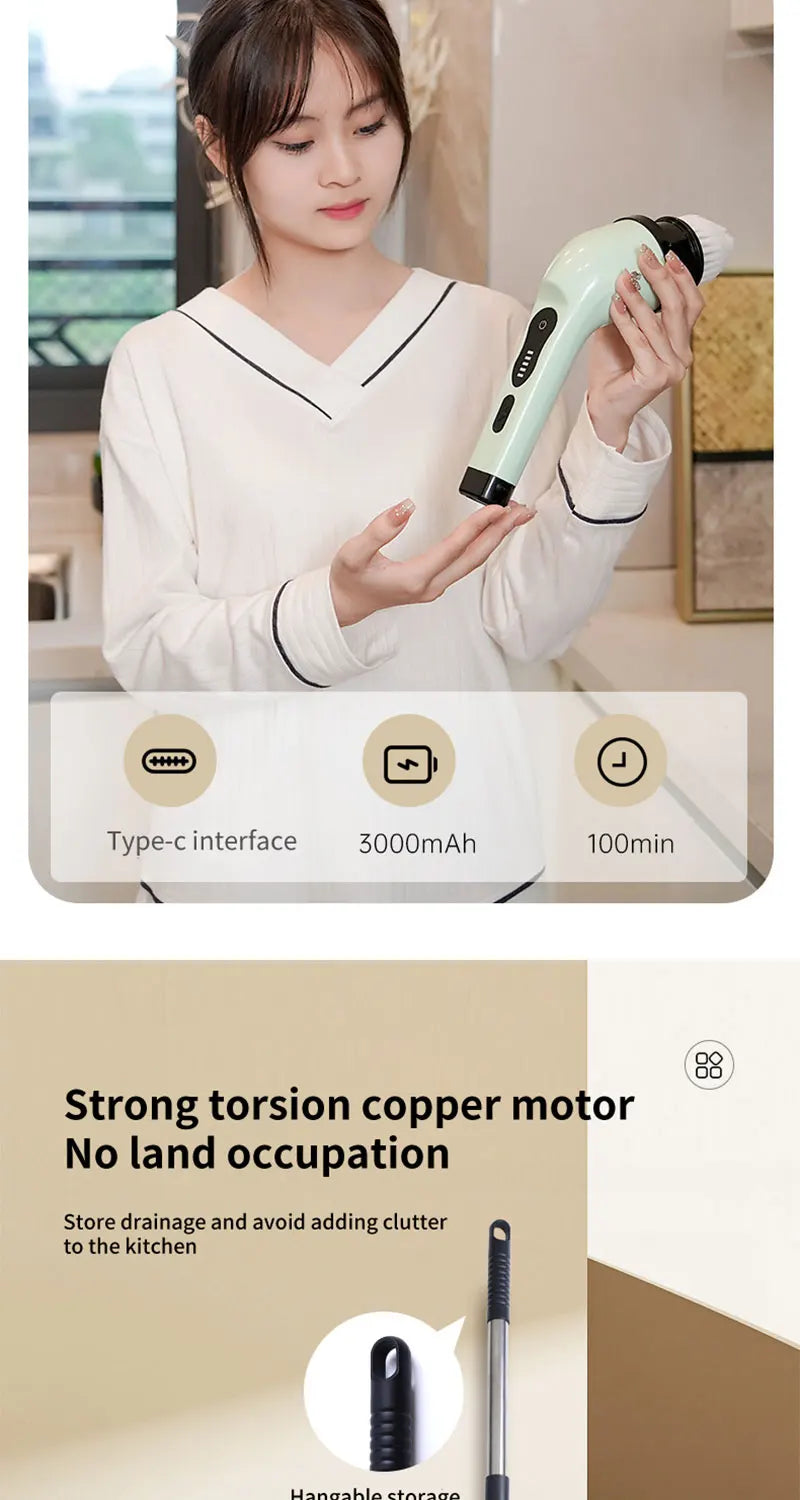 Brosse Électrique Multifonction