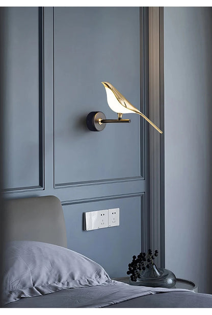 Everlynk™ Golden Eve Bird Wall Light