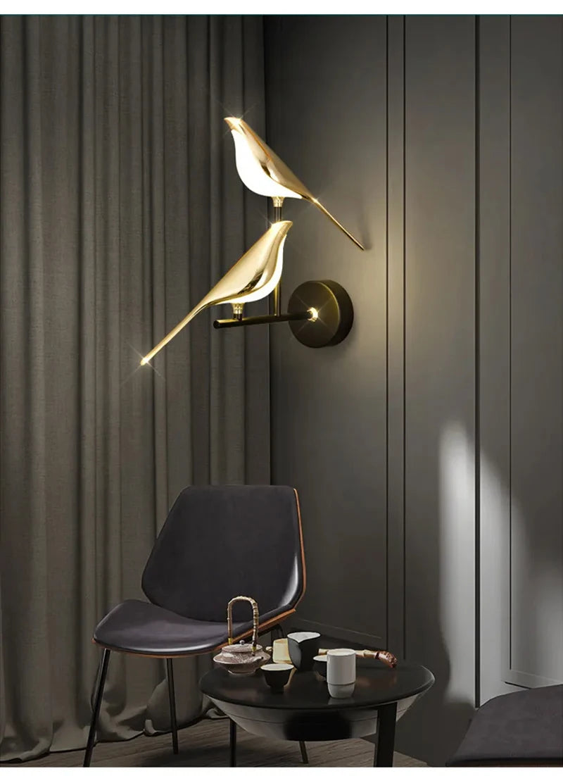 Everlynk™ Golden Eve Bird Wall Light