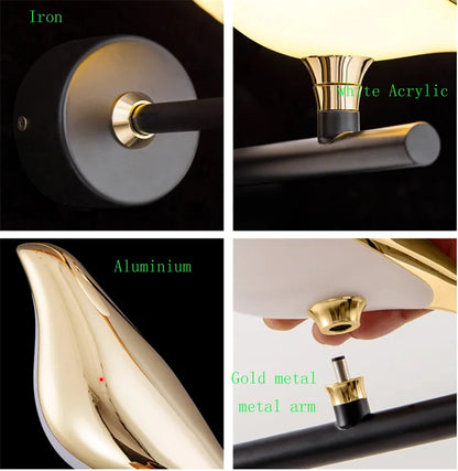 Everlynk™ Golden Eve Bird Wall Light