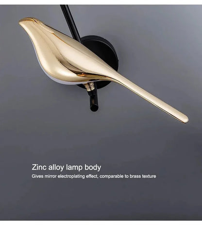 Everlynk™ Golden Eve Bird Wall Light