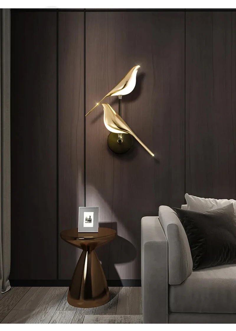 Everlynk™ Golden Eve Bird Wall Light