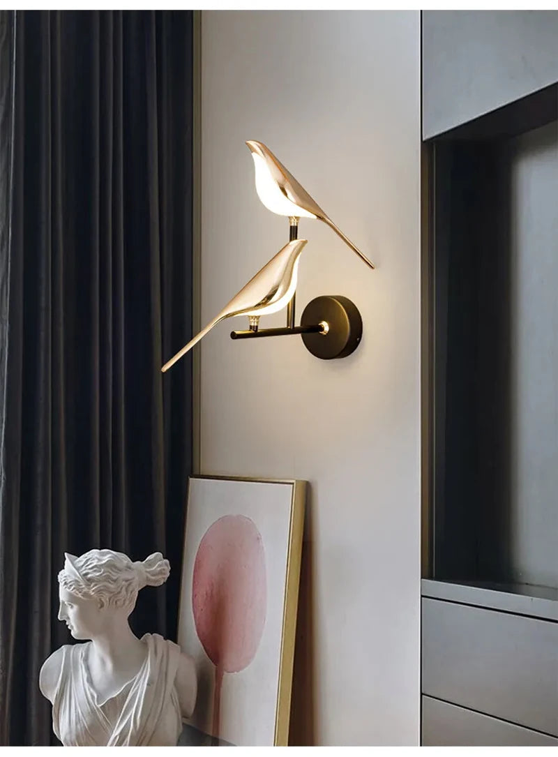 Everlynk™ Golden Eve Bird Wall Light