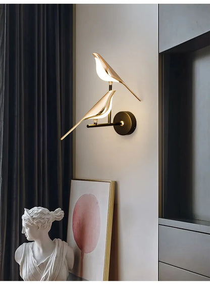 Everlynk™ Golden Eve Bird Wall Light