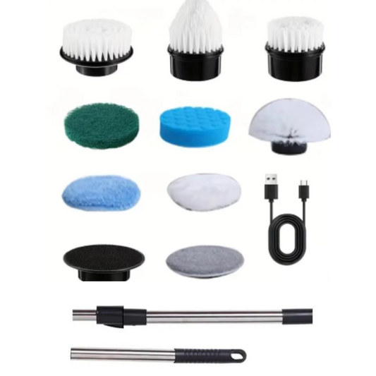 9 × Têtes de brosse interchangeables